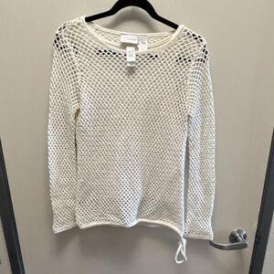 Liz-claiborne Women's White Crop-top
